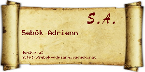 Sebők Adrienn névjegykártya
